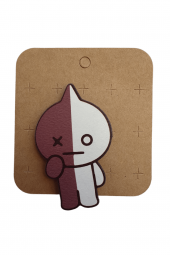 BTS BT21 VAN AHŞAP BROŞ - 1
