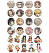 26lı Demon Slayer Anime Sticker Seti - 1