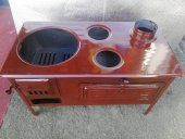 SAC KUZİNE EMAYE SOBA BAHÇE SOBASI - 1