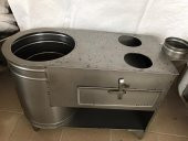 SOBA,  FIRINLI SAC KOVALI BAHÇE TİPİ KUZİNE SOBA - 3