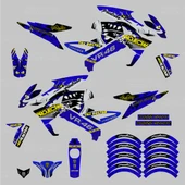 Bajaj Pulsar 200 NS VR46 Rossi Shark Sticker Set Mavi - 2