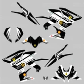 Bajaj Pulsar RS 200 Ferrari Design Siyah Sticker Set - 2