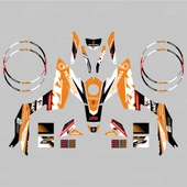 KTM Duke 200 Petronas Design Turuncu Sticker Set - 2