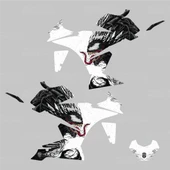 KTM RC 250 Venom Design Sticker Set Turuncu-Siyah-Beyaz (2014-2016) - 2