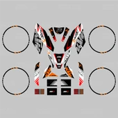 KTM Duke 200 R Design Sticker Set (2011-16) thumbnail 2