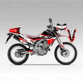 Honda CRF 250 L HRC Design Sticker Set Siyah 73 - 1