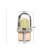 2 Adet 12v Mini T10 Led Fariçi T10 Led Ampul Park Ampulü Beyaz Renk - 2