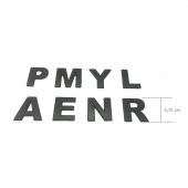 Yapışkanlı Harf 3,75 cm Mat Siyah (1 Adet Harf Fiyatıdır Set Değildir ) - 2