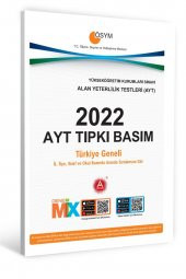 2022 AYT Tıpkı Basım (Alan Yeterlilik Testi 2022 Yılı Sınav Soruları) - 2