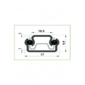 ARRAY 17mm Gömme Ince Teleskopik Bilyeli Dolap Çekmece Rayı 43,8 Cm JOYRAY010 - 2