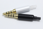 4 Boğumlu 3.5 mm Stereo Erkek Jack Kaliteli - Siyah - 1