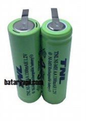 DİNGLİNG-RF-609 Traş Makinesi Uyumlu AA 2.4v 1300mAH Şarjlı Kalem Pil - 1