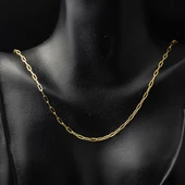 Zincir Kolye ve Bileklikli 14 Ayar Altın Set thumbnail 4