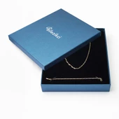 Zincir Kolye ve Bileklikli 14 Ayar Altın Set thumbnail 3