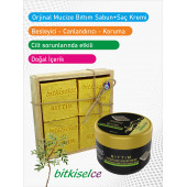 Bitkiselce Hatay Bıttım Sabunu (4 kalıp) +Saç Maskesi SAÇ DÖKÜLMESİNE KARŞI ETKİLİ - 2