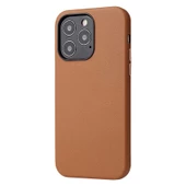 iPhone 13 Pro Max Kılıf Eyzi Kadife İç Yüzey Suni Deri Kılıf - 6