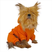 Pro Orange Polar Kapşonlu Köpek Tulumu Kıyafeti - 8