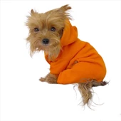 Pro Orange Polar Kapşonlu Köpek Tulumu Kıyafeti - 1