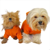 Pro Orange Polar Kapşonlu Köpek Tulumu Kıyafeti - 2