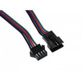 JST 4Pin RGB Şerit Led Ekleme Kablolu Aparat Kilitli Birleştirici - 1