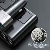 Joyroom JR-CL06 Üç Soketli 5in1 154W Araç Şarj Adaptörü PD+QC3.0+USB*4 - 4