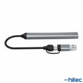 Schitec 5in1 UsbA ve Type-C To UsbA 3.01, TF, SD Çoklayıcı Hub Adaptör - 4