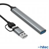 Schitec 5in1 UsbA ve Type-C To UsbA 3.01, TF, SD Çoklayıcı Hub Adaptör - 6
