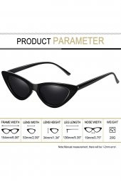 8045set06 Vintage Küçük Cateye Ve Wayferer Model 2li Kadın Gözlük Seti - 2