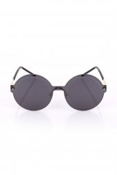 POLO55 Siyah Camlı Yuvarlak Kadın Güneş Gözlüğü thumbnail 3
