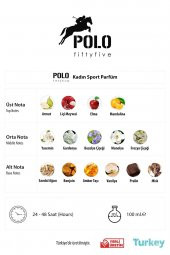 POLO55 Pembe Kadın Parfüm 100 ML EDP Polofpw002 - 2