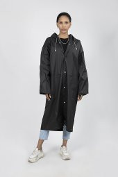 POLO55  Kapüşonlu Çıtçıtlı Yağmurluk ve Rüzgarlık - 1