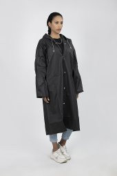 POLO55  Kapüşonlu Çıtçıtlı Yağmurluk ve Rüzgarlık - 2