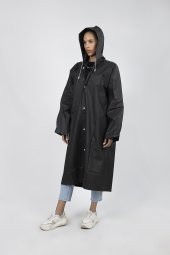 POLO55  Kapüşonlu Çıtçıtlı Yağmurluk ve Rüzgarlık - 3