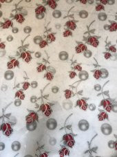 polset Şeffaf Desenli Masa Örtüsü 80cm X 180cm 1.8mm Pvc Masa Örtüsü Koruyucu - 1
