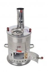 Odunlu 5LT Tek Musluklu Paslanmaz Semaver - 1