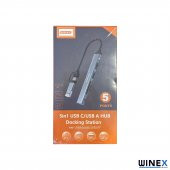 Winex 5in1 UsbA ve Type-C To UsbA 3.01, TF, SD Çoklayıcı Hub Adaptör - 8
