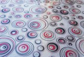 ŞEFFAF DESENLİ 80cm x 200cm MASA ÖRTÜSÜ 1.7mm KALIN PVC KAYMAZ MASA ÖRTÜSÜ - 2