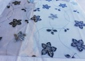 ŞEFFAF DESENLİ  80cm x 180cm PEL  MASA ÖRTÜSÜ 1.7mm KALIN PVC KAYMAZ MASA ÖRTÜSÜ - 2