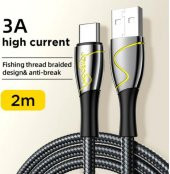 Joyroom 2 mt Usb Lighting Metal Kopmaz Kablo - 1