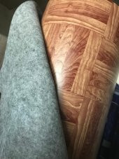 MUŞAMBA 1m X 2m İKİ METRE AHŞAP DESENLİ PVC ZEMİN KAPLAMA YER DÖŞEMESİ - 2