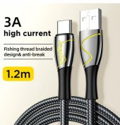 Joyroom 1,2 mt Usb Lighting Metal Kopmaz Kablo - 1