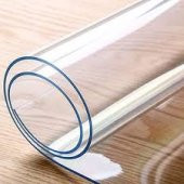 ŞEFFAF MASA ÖRTÜSÜ 90cm X 150cm  1.4mm  PVC MASA ÖRTÜSÜ KORUYUCU - 1
