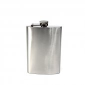 PASLANMAZ ÇELİK KAMP 7 OZ CEP MATARASI  HUNİ HEDİYELİ - 1