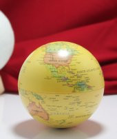 Işıklı Dönen Dünya Küre Dekoratif Hediyelik Okul Gereci - 1