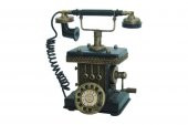 Dekoratif Metal Telefon Kumbaralı Kumbara Biblo Hediyelik - 1