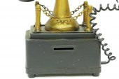 Dekoratif Metal Telefon Kumbaralı Biblo Hediyelik - 4