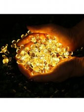 Solar 30 Ledli Çiçekli Günışığı Bahçe Aydınlatma Dekorasyon Güneş Enerjili - 2