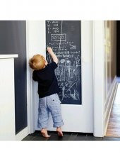 Yapışkanlı Kara Tahta Yazı Tahtası Sticker Blackboard - 1