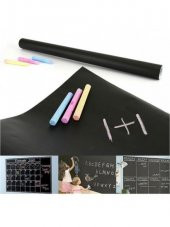 Yapışkanlı Kara Tahta Yazı Tahtası Sticker Blackboard - 4