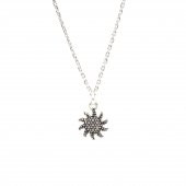 925 Ayar Gümüş Güneş Kolye, Minik thumbnail 2